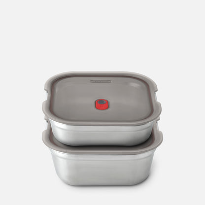SET DE BOÎTES CARRÉES REPAS X2