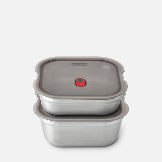 SET DE BOÎTES CARRÉES REPAS X2