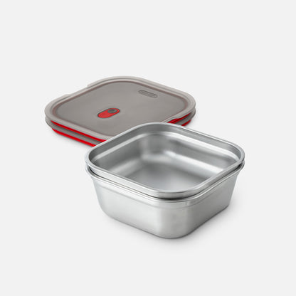 SET DE BOÎTES CARRÉES REPAS X2