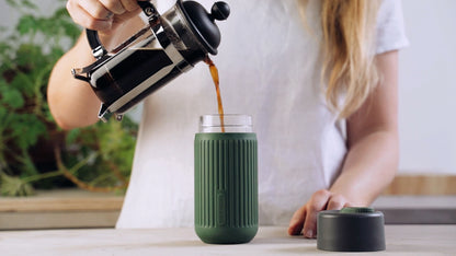 GLASS TRAVEL CUP
